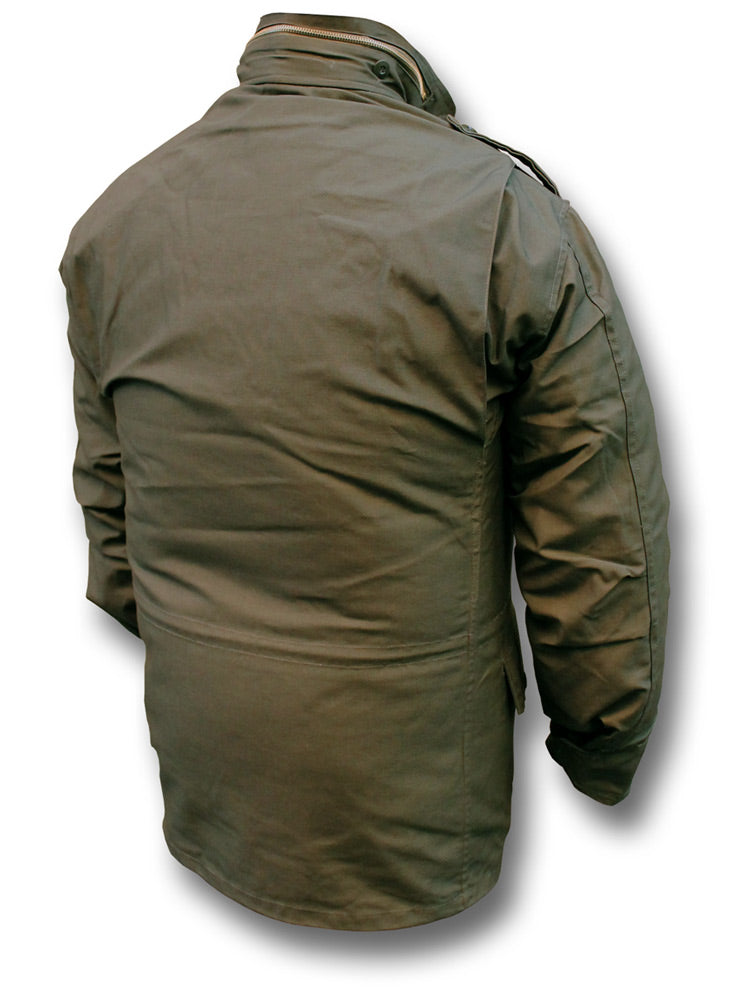M65 STYLE JACKET WITH LINER - GREEN, BACK