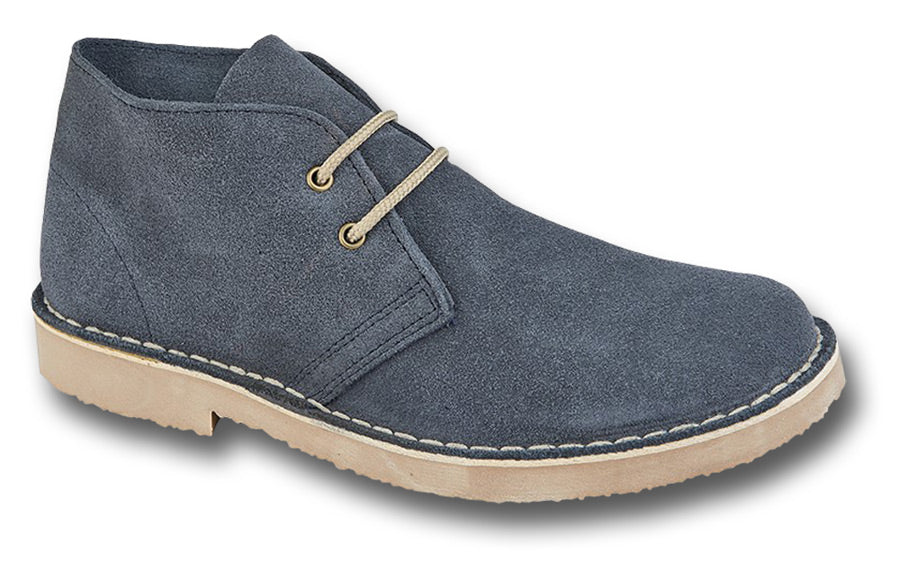 SUEDE DESERT BOOTS 2-EYELET M400 - NAVY BLUE