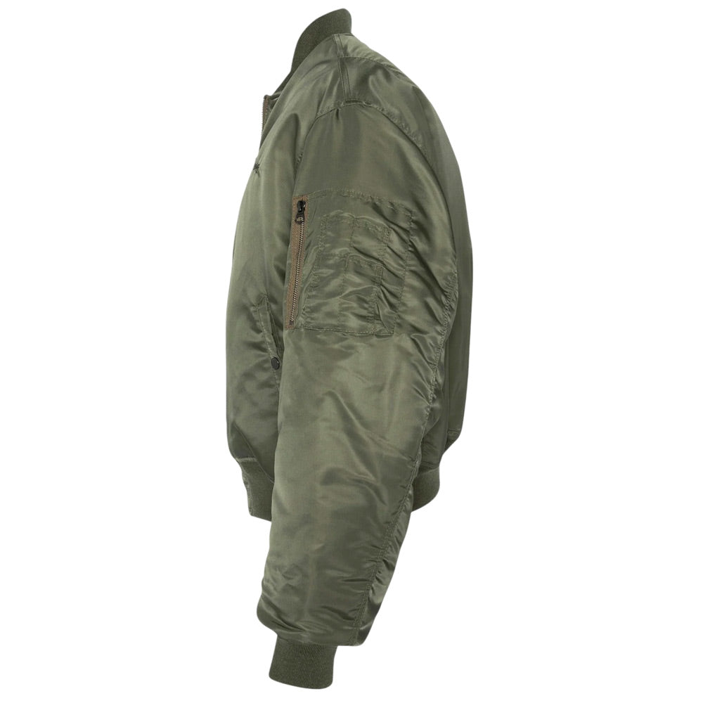 SCHOTT AIR FORCE 90S-FIT MA1 JACKET AIRFORCE90RS - GREEN