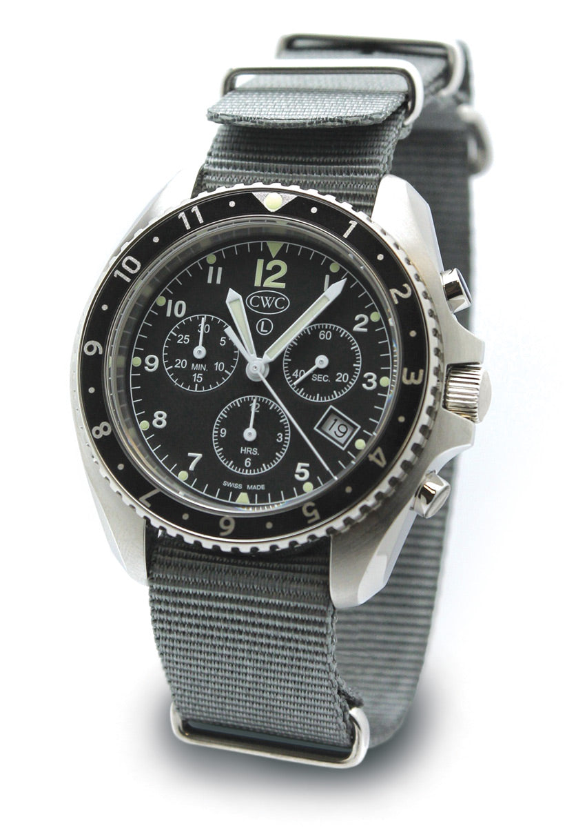 CABOT SEA FALCON CHRONO DIVER WATCH - WITH GMT BEZEL