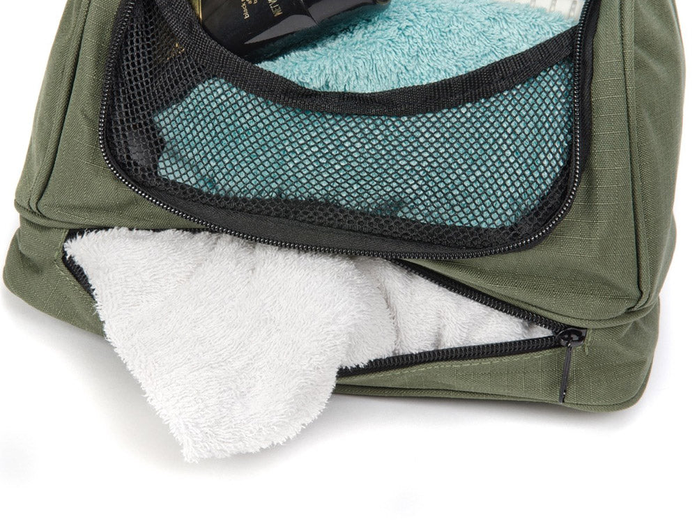 SNUGPAK LUXURY WASH BAG - GREEN