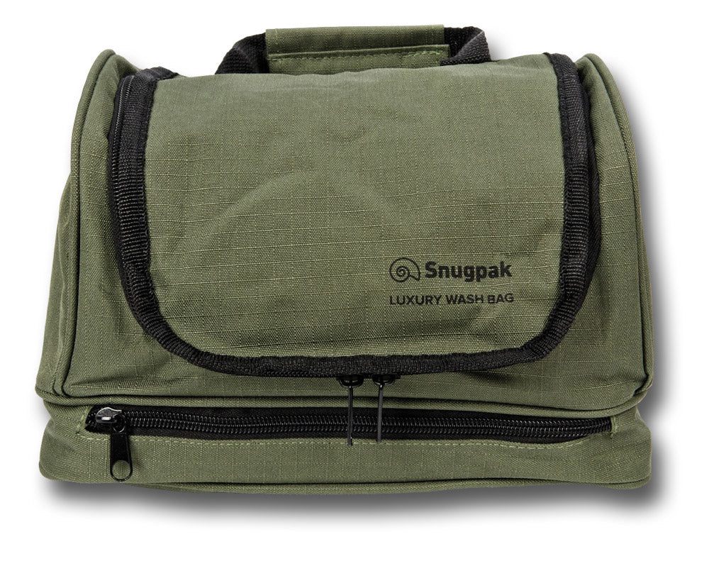 SNUGPAK LUXURY WASH BAG - GREEN