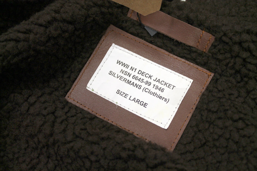 S46 USN DECK JACKET - LABEL