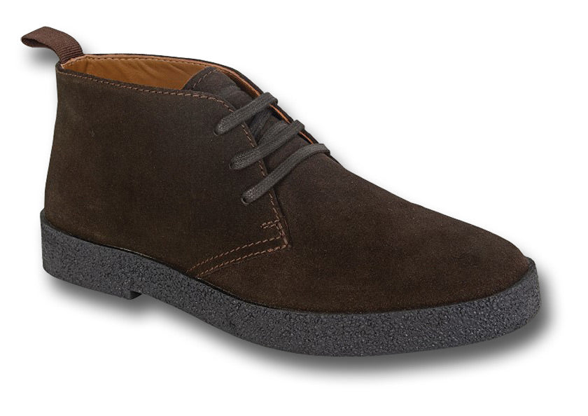 SUEDE DESERT BOOTS 3-EYELET M759 - CHOCOLATE BROWN