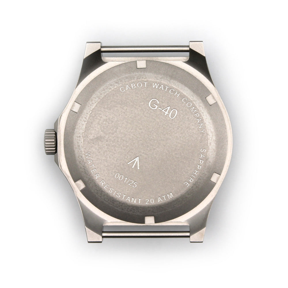 CWC G40 QUARTZ WATCH - CASE BACK