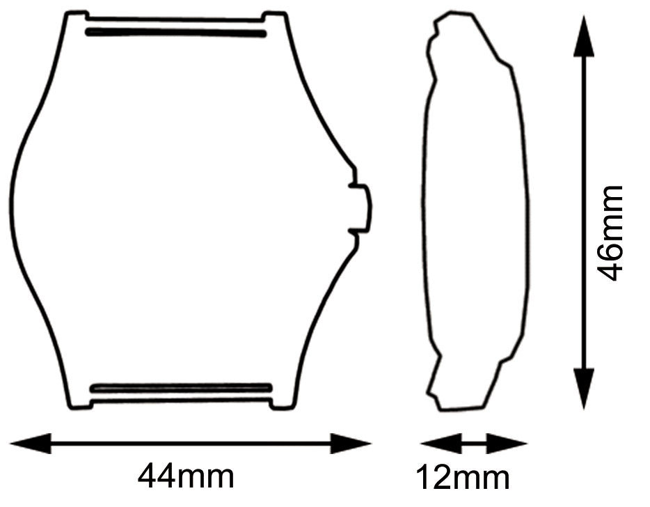 CWC G40 QUARTZ WATCH - DIMENSIONS