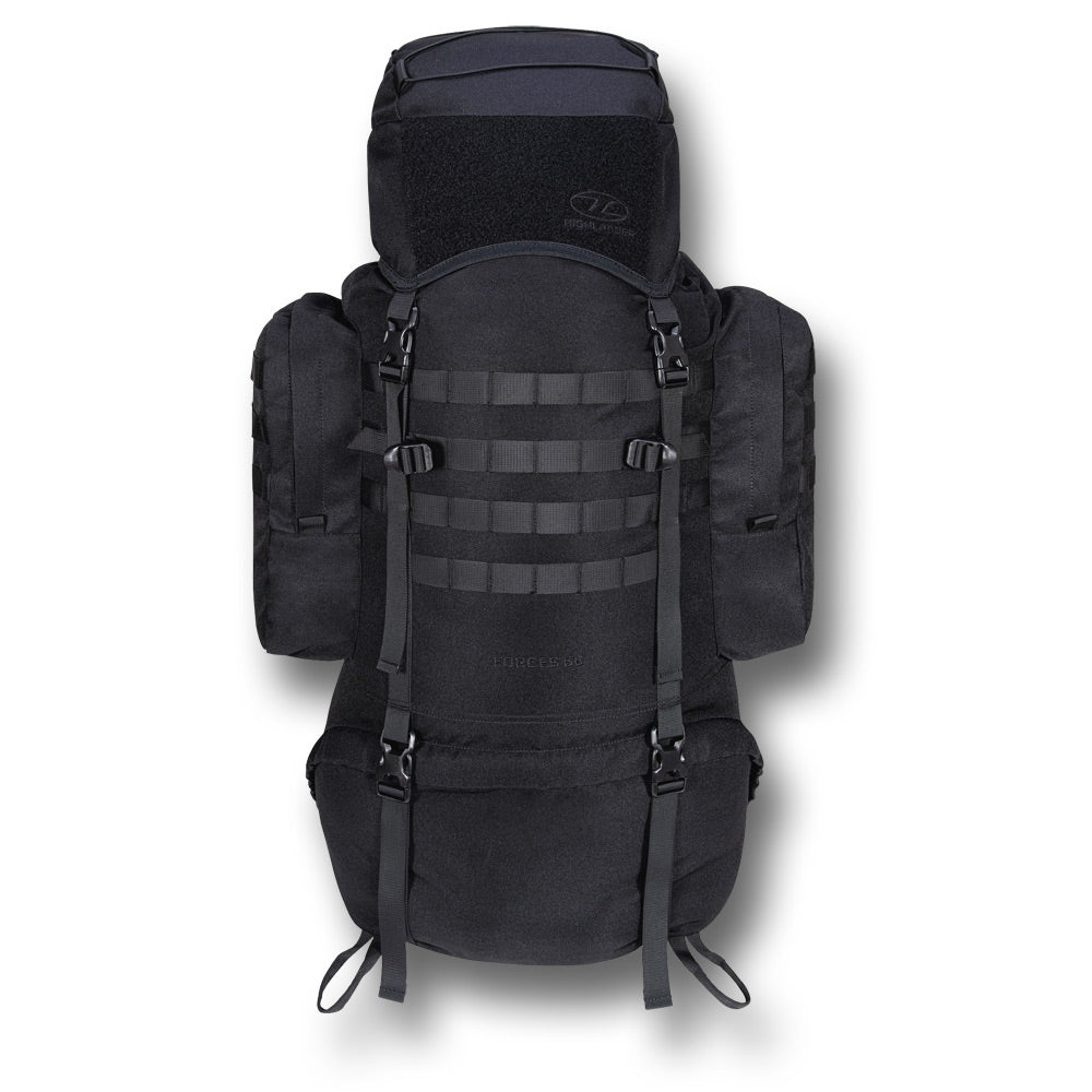 HIGHLANDER FORCES ELITE RUCKSACK - BLACK 66 LITRE