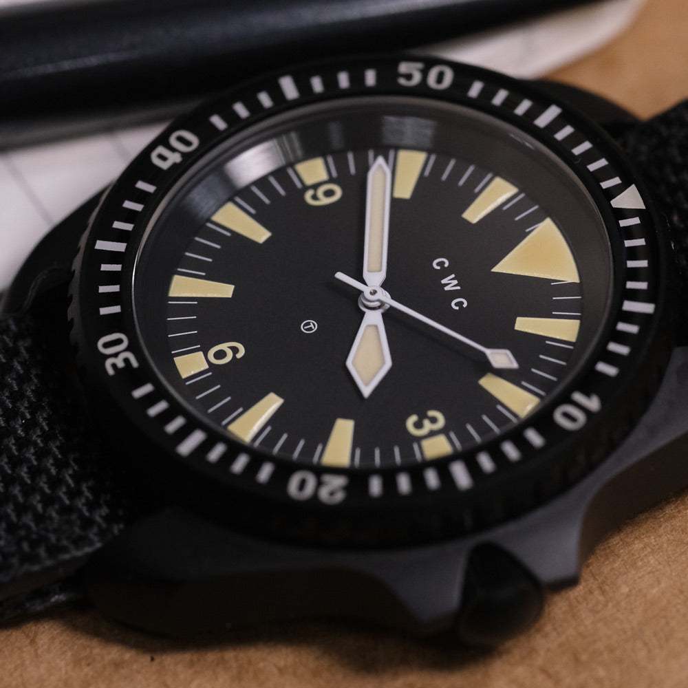 CWC BLACK 80 AUTOMATIC DIVERS WATCH