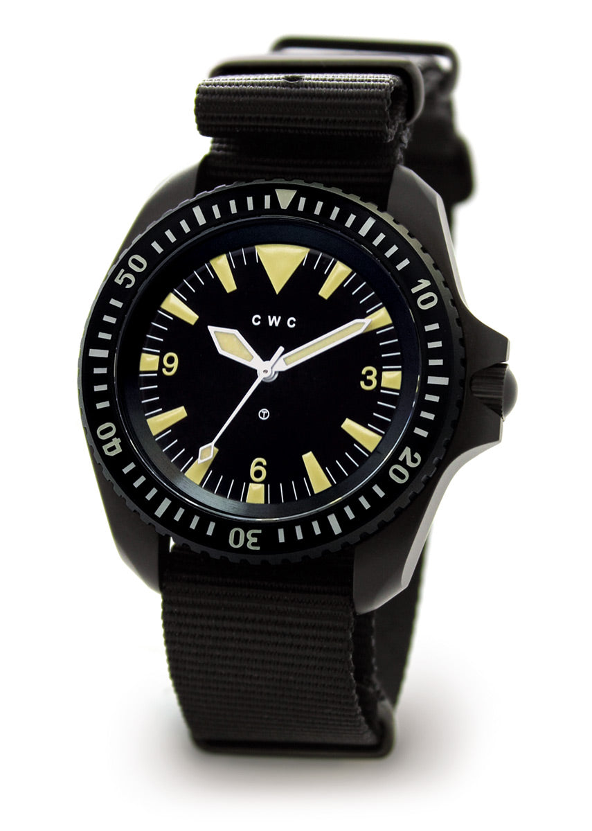 CWC BLACK 80 AUTOMATIC DIVERS WATCH