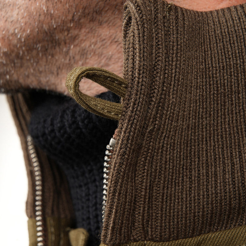 PIKE BROTHERS 1938 USN 37J1 JACKET - COLLAR DETAIL