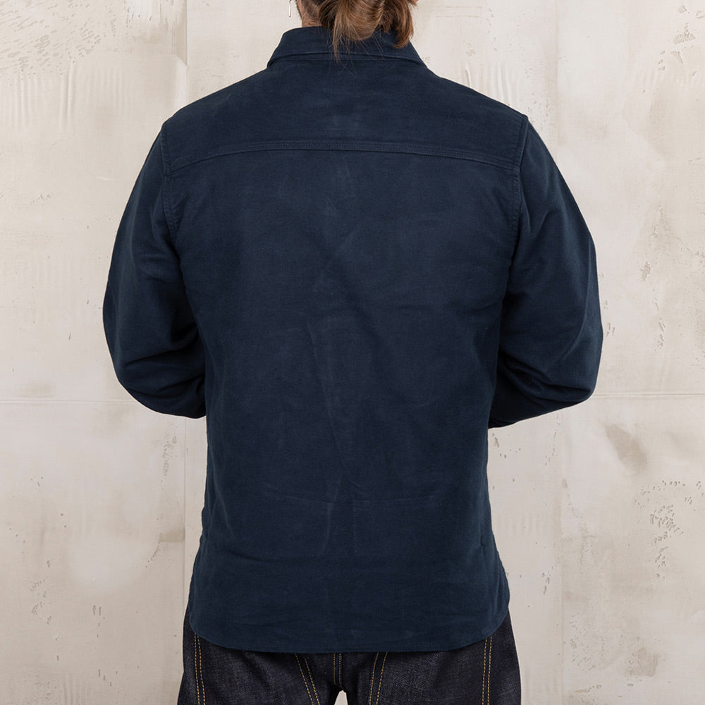 PIKE BROTHERS 1943 CPO MOLESKIN SHIRT - NAVY