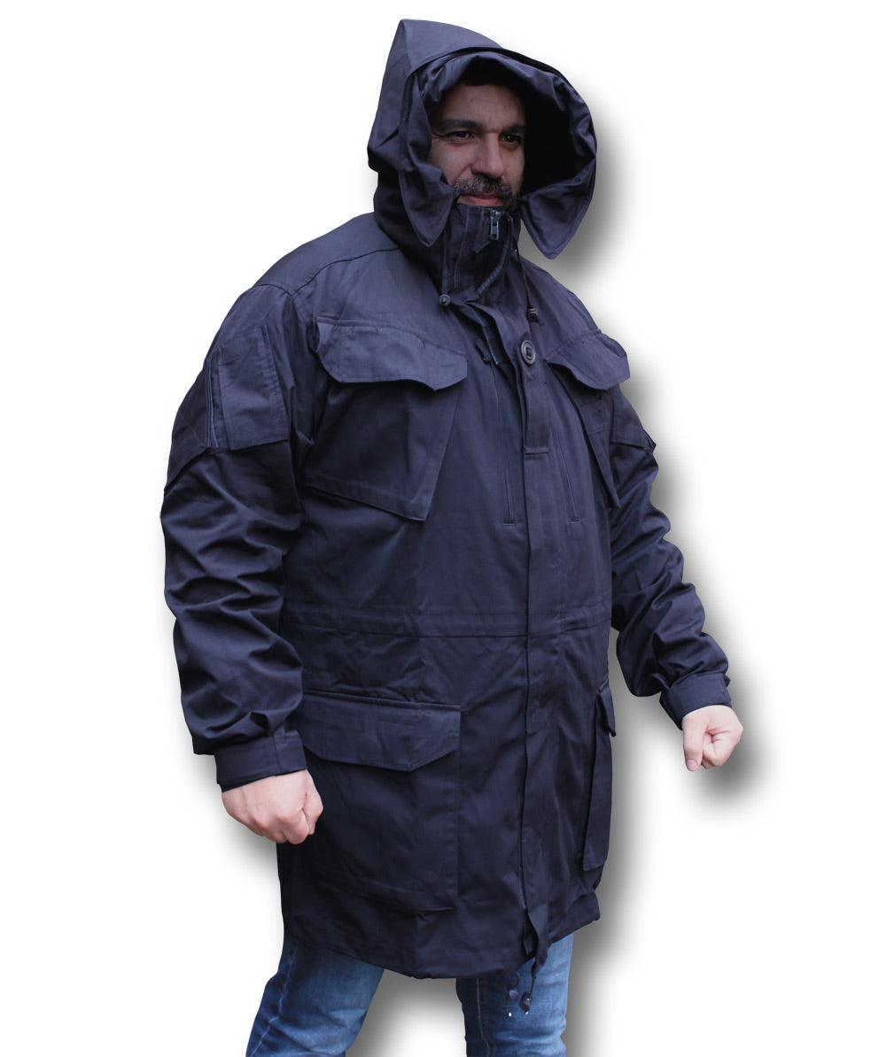 PCS ROYAL NAVY ISSUE WINDPROOF SMOCK WITH WIRED HOOD