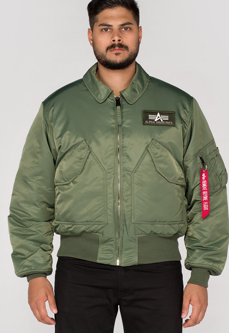 ALPHA CWU 45 FLYING JACKET - GREEN