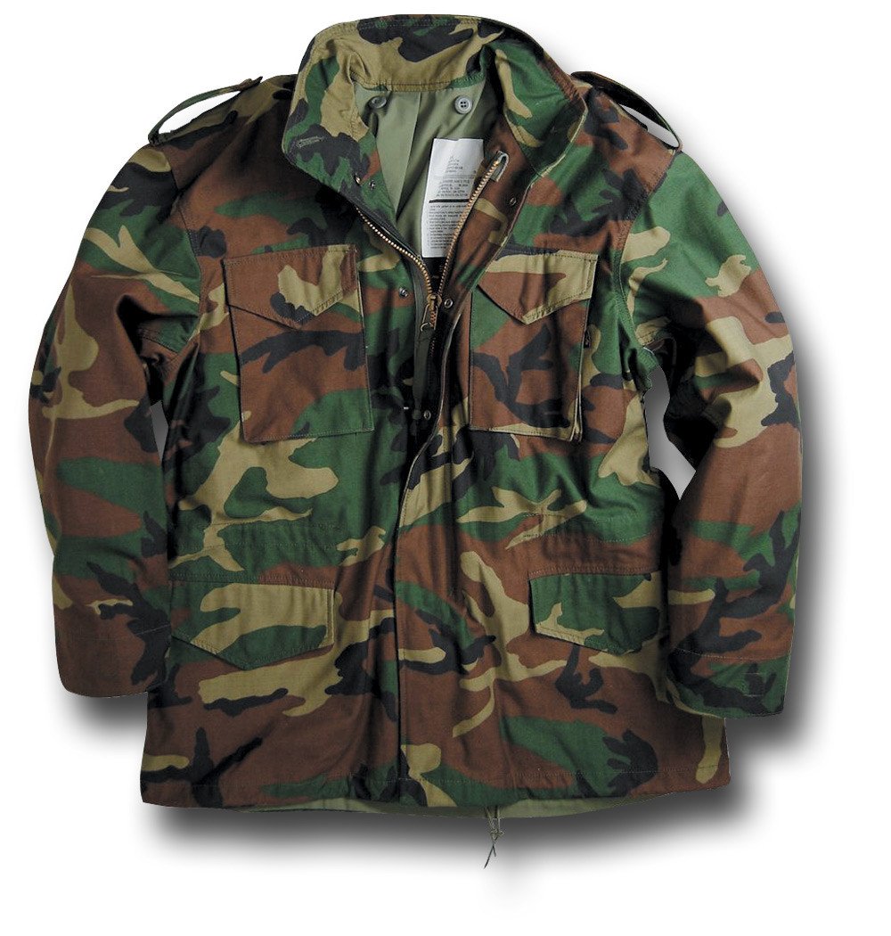 ALPHA M65 COMBAT JACKET - WOODLAND