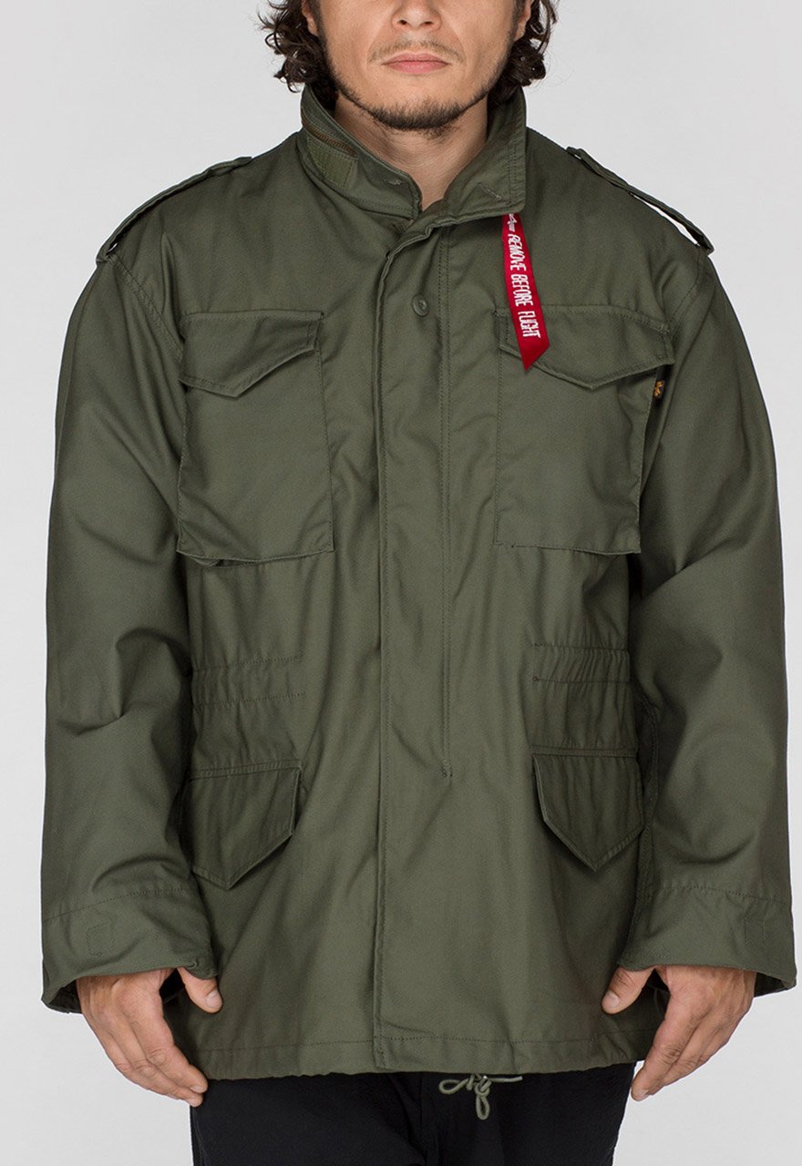 ALPHA M65 COMBAT JACKET - GREEN