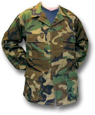 BDU USA COMBAT JACKET - WOODLAND