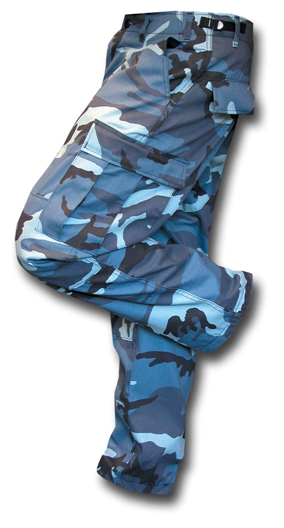 BDU Sky Blue Camo Cargo Pants  soldiergear