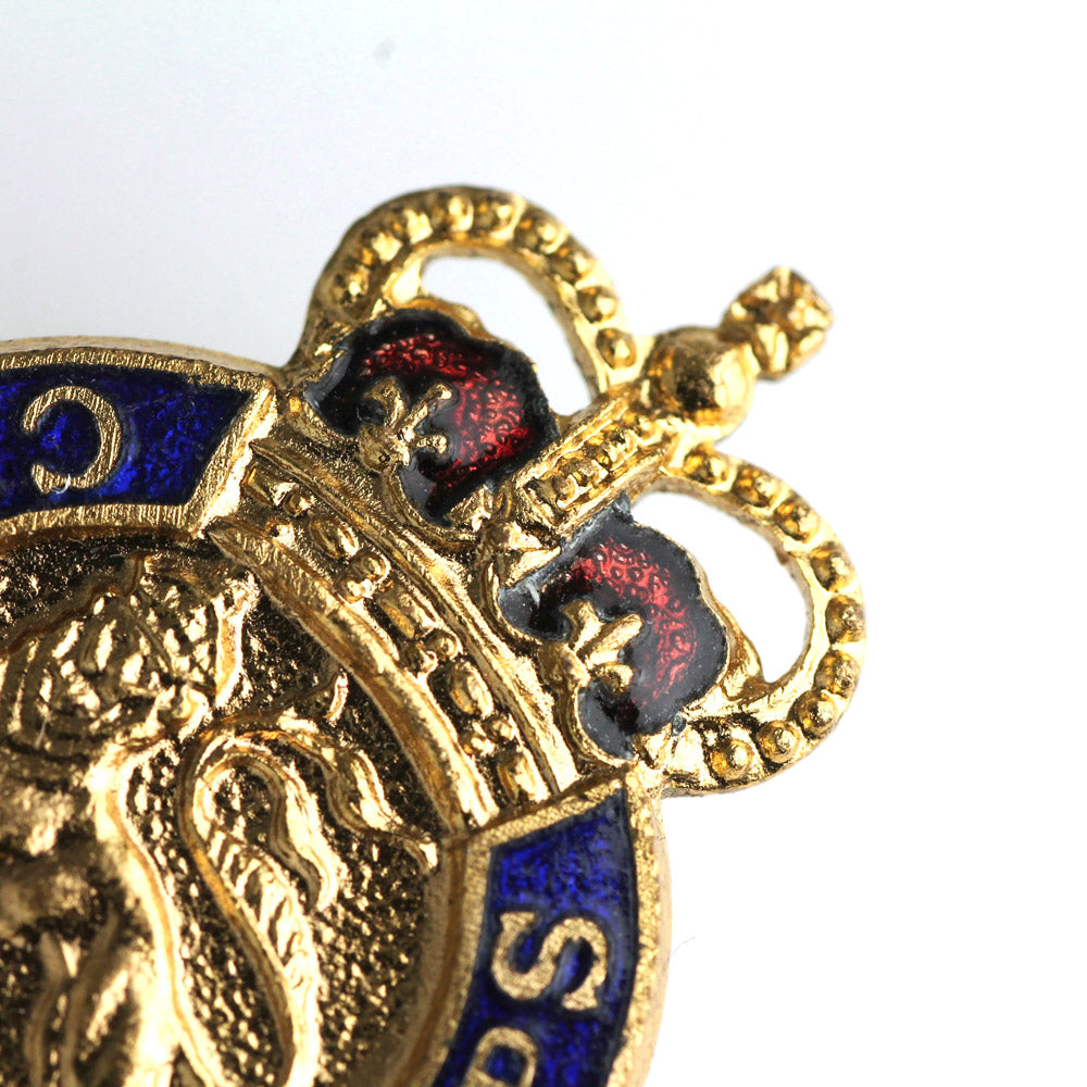 CIVIL DEFENCE CORPS LAPEL BADGE - DETAIL