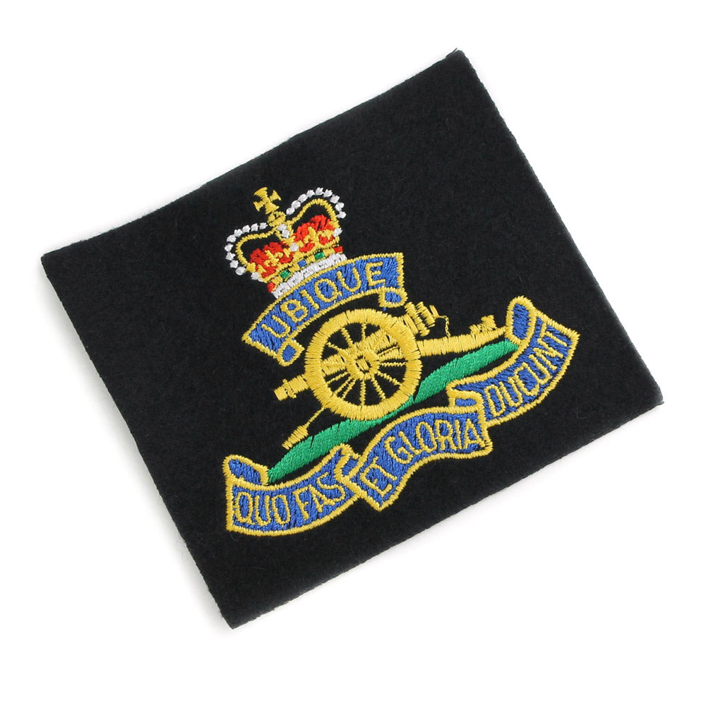 ROYAL ARTILLERY BLAZER BADGE - CLOTH