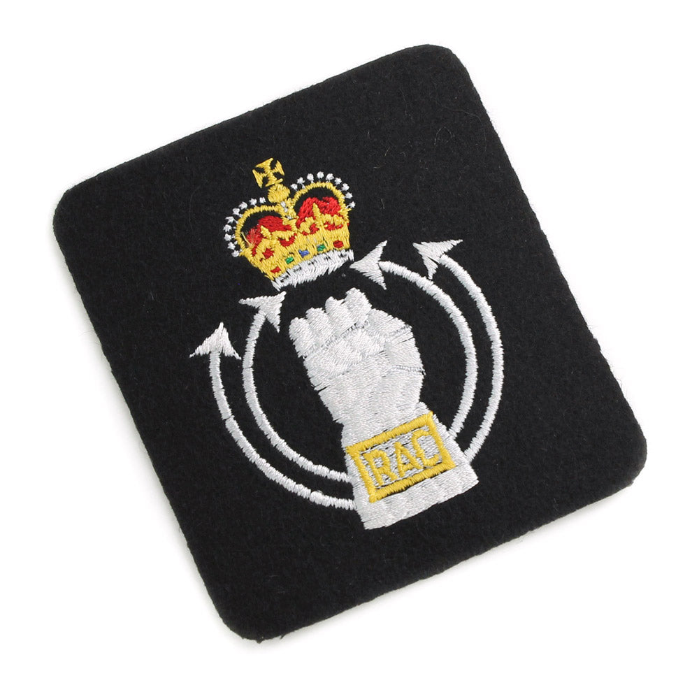 ROYAL ARMOURED CORPS BLAZER BADGE - CLOTH