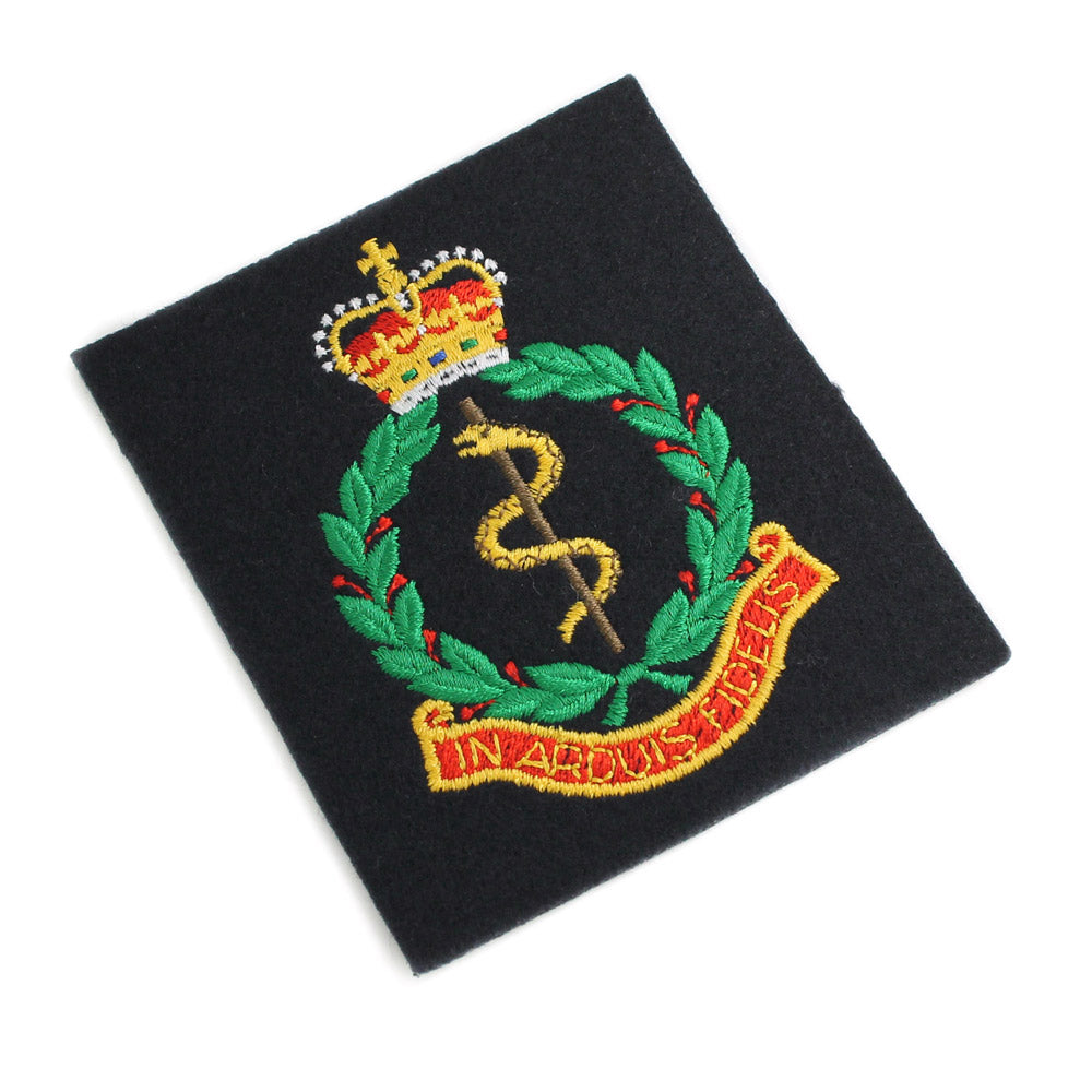 ROYAL ARMY MEDICAL CORPS BLAZER BADGE - CLOTH