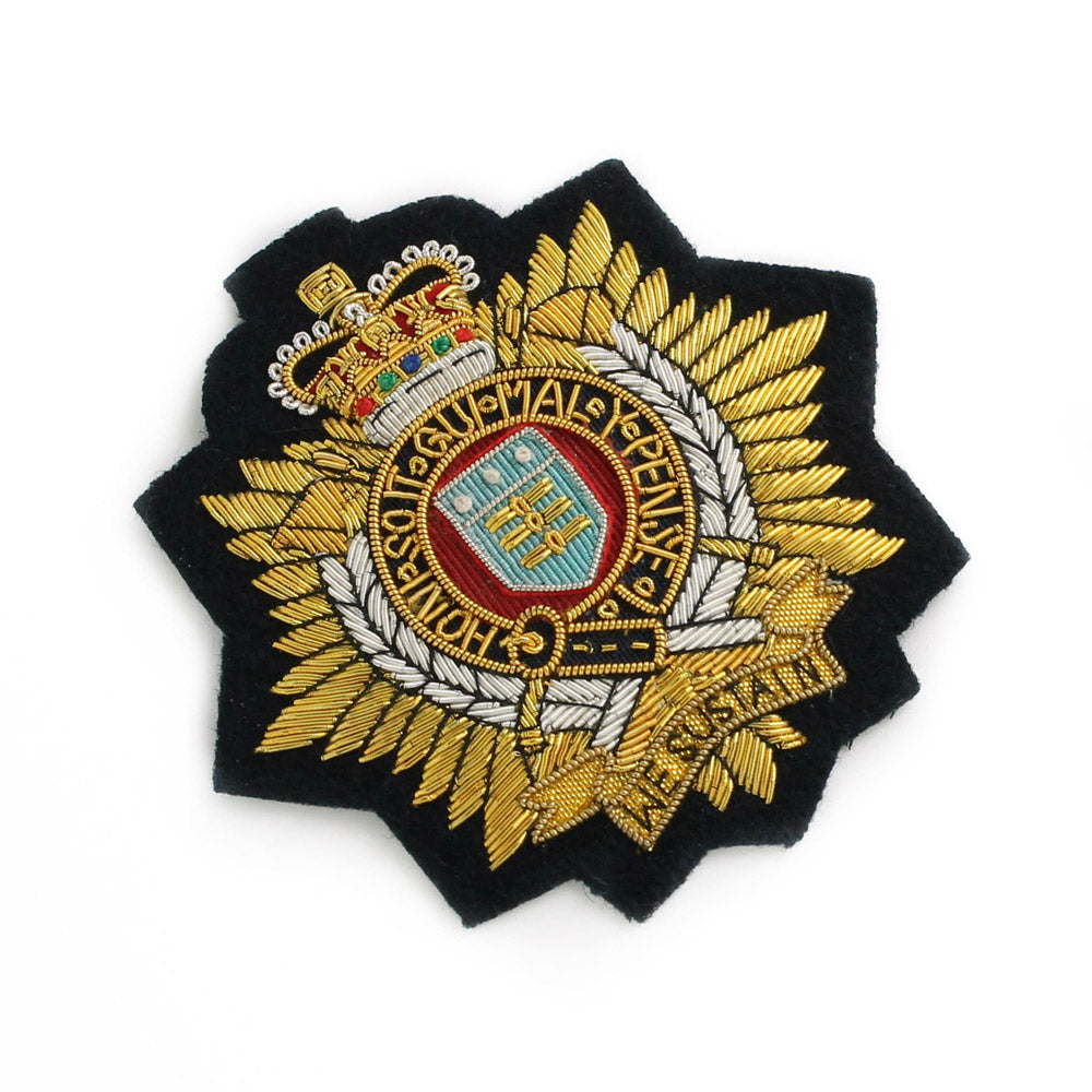 ROYAL LOGISTICS CORPS WIRE BLAZER BADGE