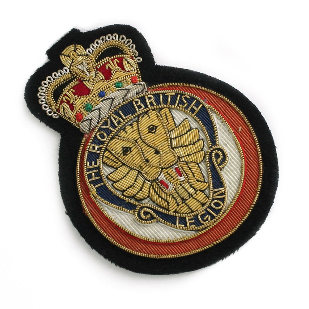 ROYAL BRITISH LEGION WIRE BLAZER BADGE