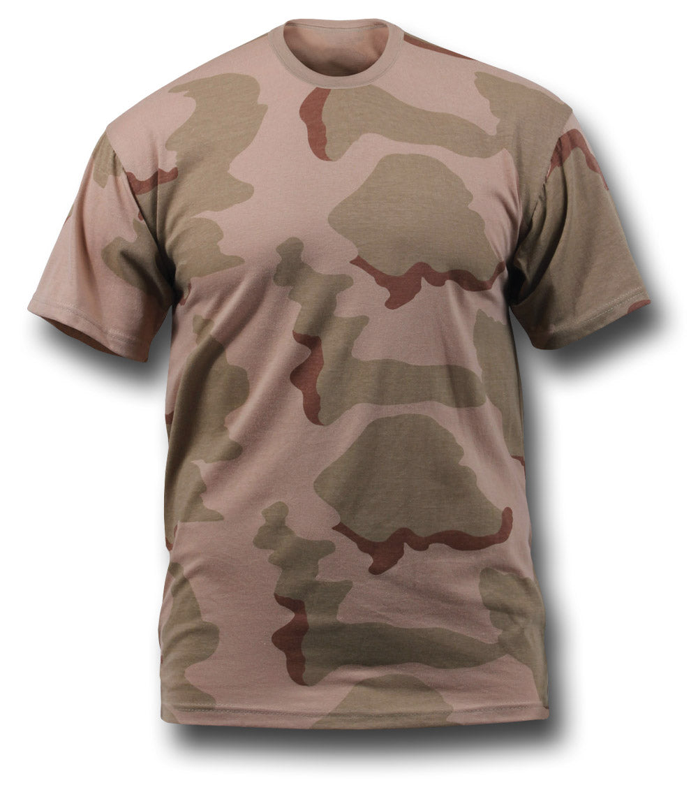 USA CAMMO T-SHIRT - DESERT TRI