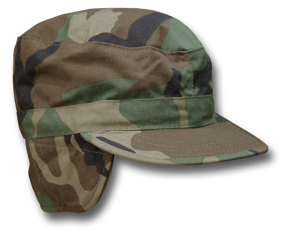 CAMMO FIELD CAP WITH EAR FLAPS