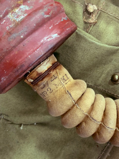 GAS MASK WITH HOSE, CANNISTER & CASE