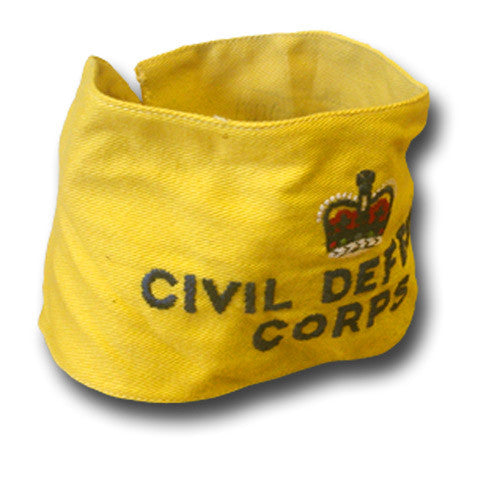 CIVIL DEFENCE CORPS ARMBAND QC - Silvermans
 - 1