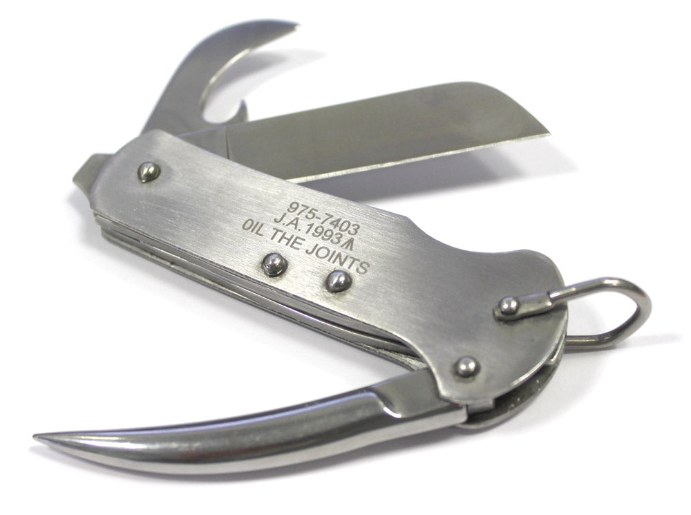BRITISH 3-PIECE FOLDING KNIFE - OLD STYLE