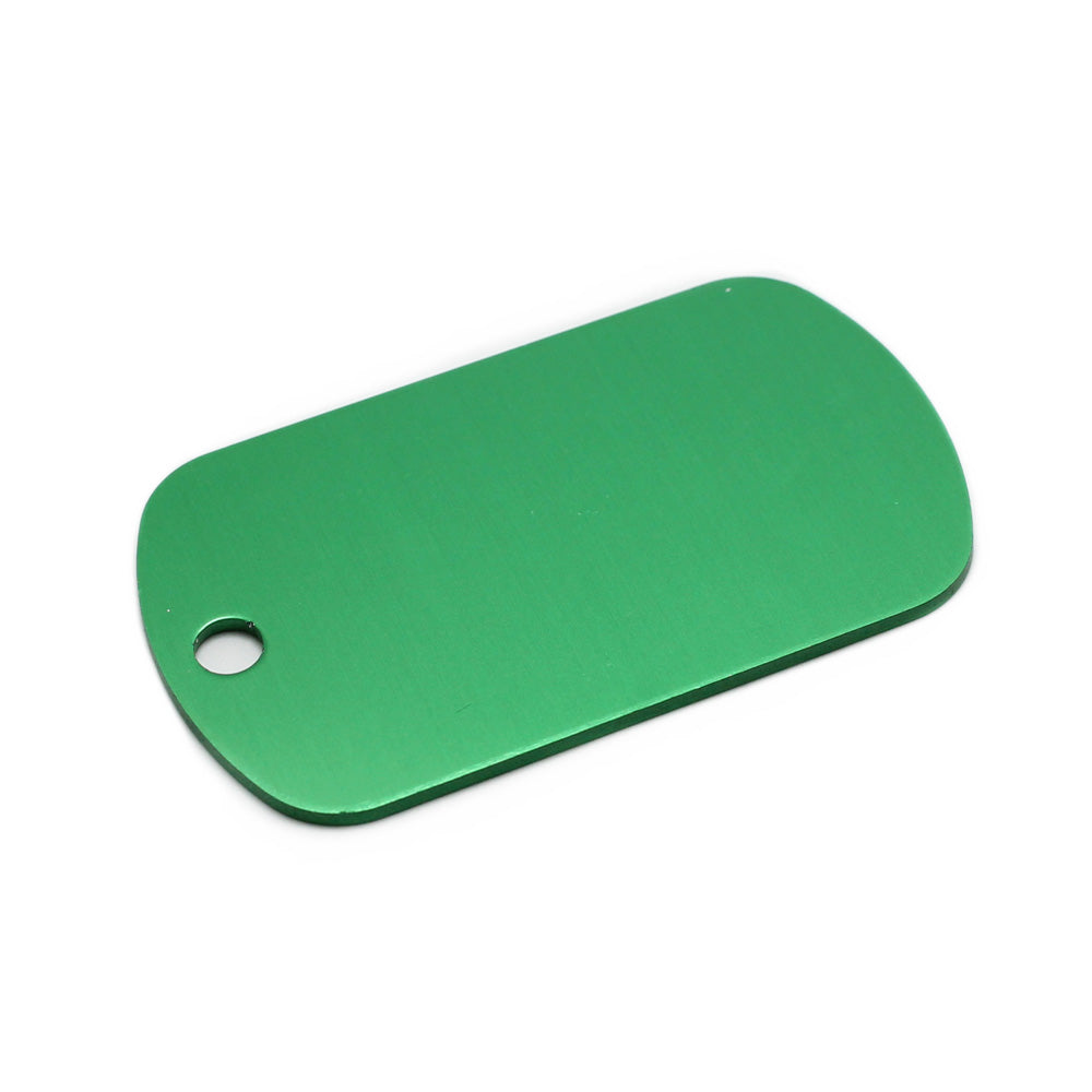 METAL DOG TAG - GREEN