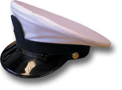 US COASTGUARD WHITE PEAK CAP