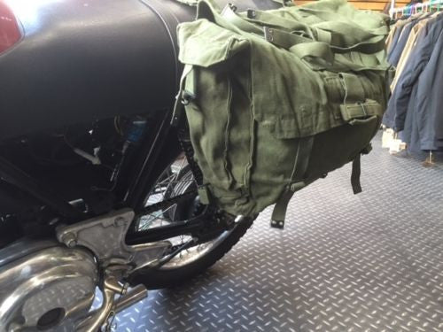 GREEN MOTORCYCLE PANNIERS - Silvermans
 - 3