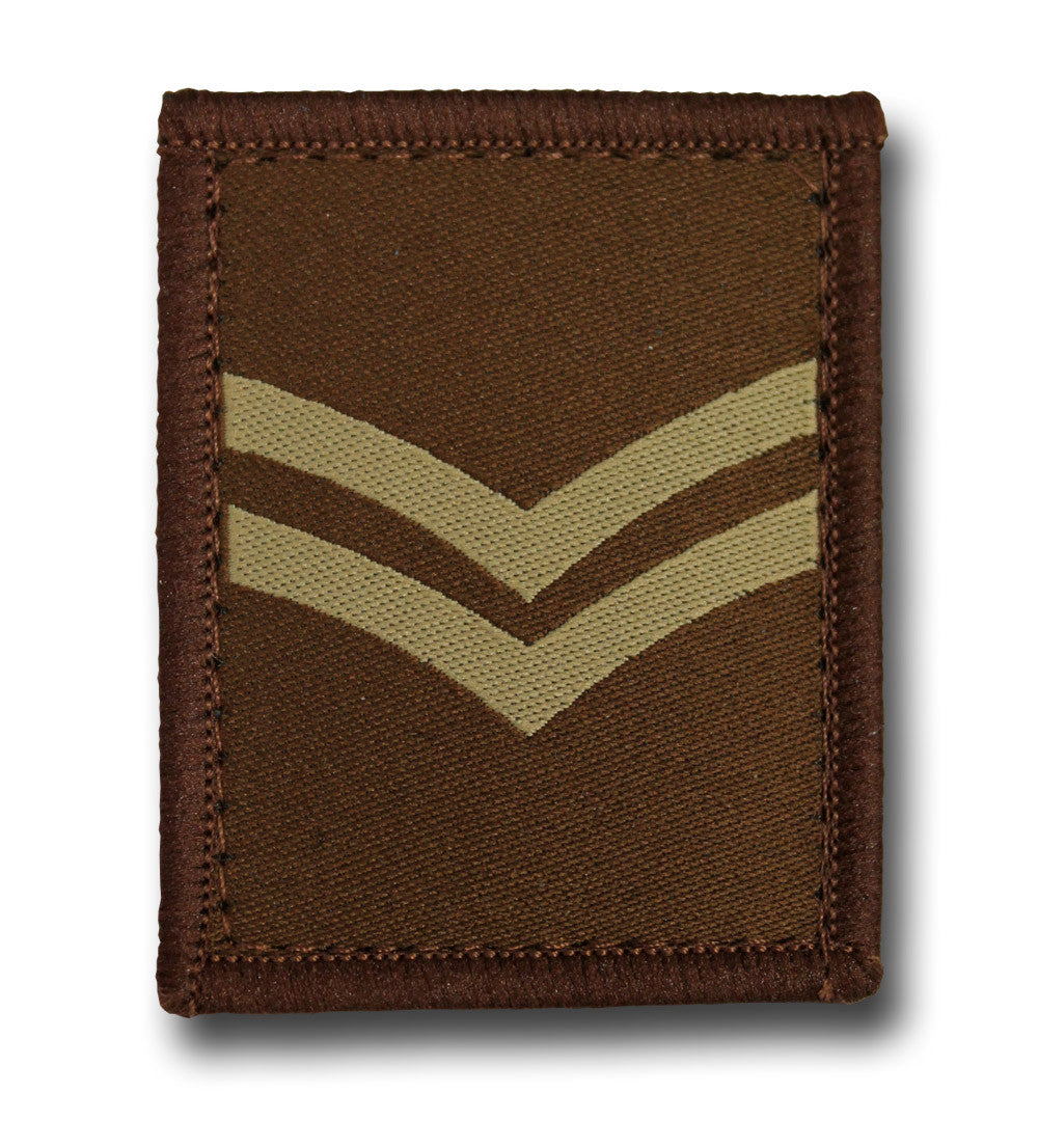VELCRO COMBAT RANK PATCHES