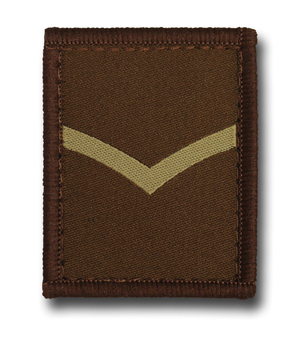 VELCRO COMBAT RANK PATCHES