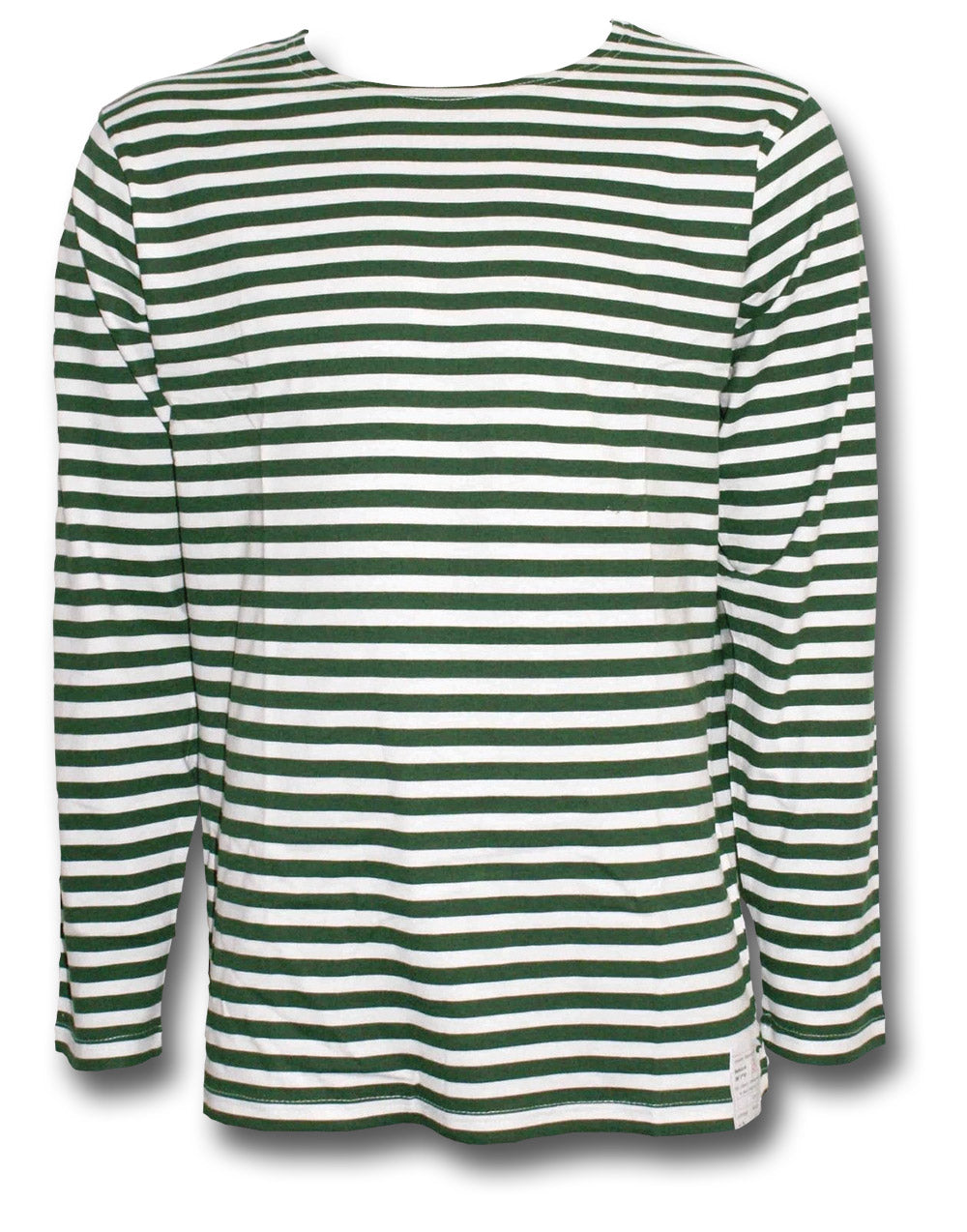 RUSSIAN STRIPED LONG SLEEVE SHIRT - GREEN