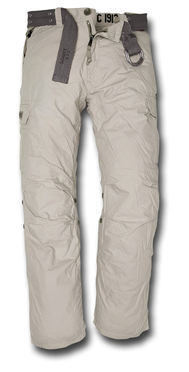 SCHOTT CARGO PANTS - STONE/CIMENT