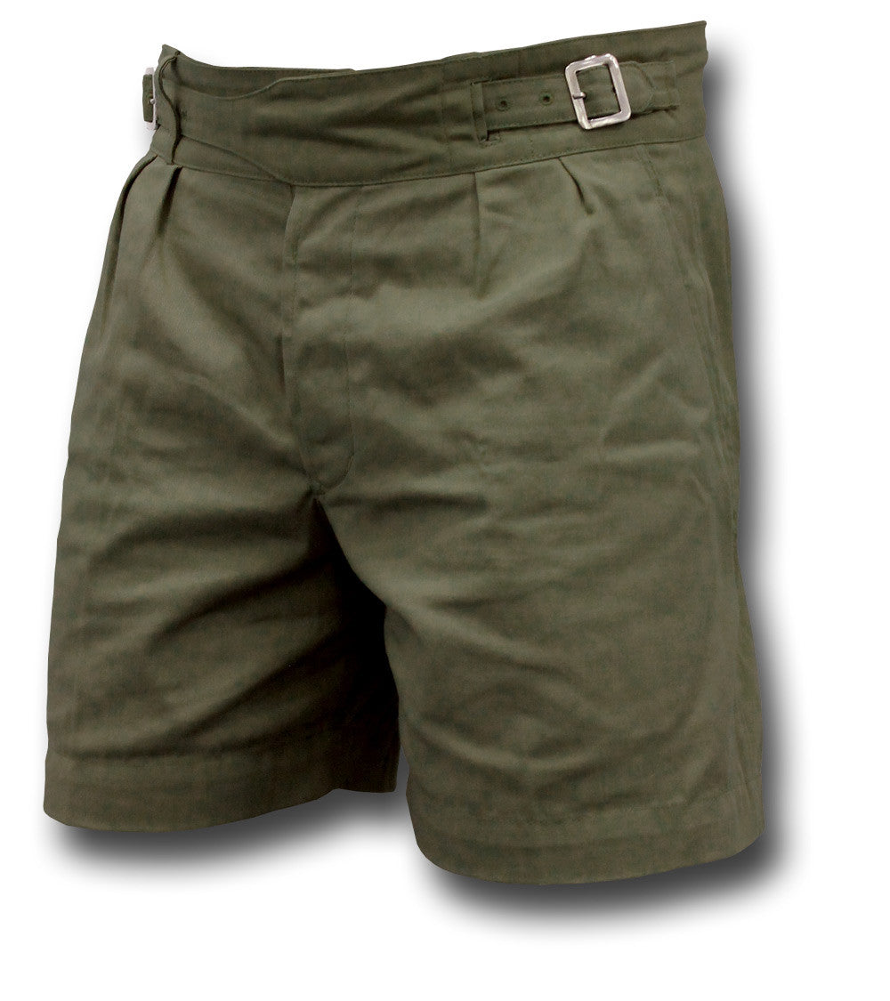 X OVER BELT SHORTS - GREEN