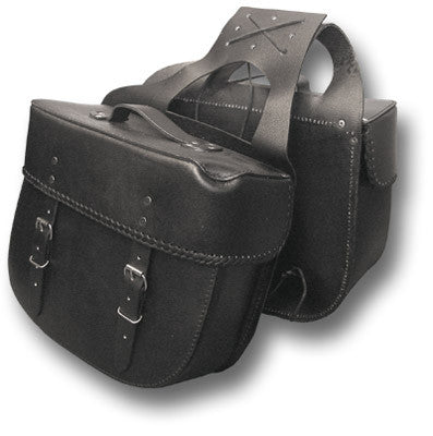 LEATHER SADDLE BAG PANNIERS - Silvermans
