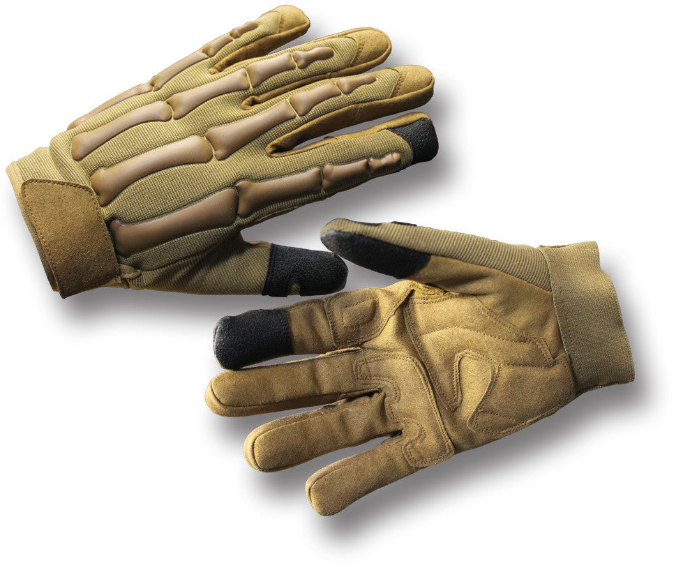 SKELETON MECHANICS GLOVES - SAND