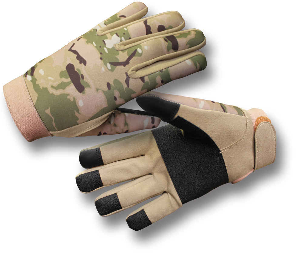 NEOPRENE TOUCH GLOVES - MULTICAM