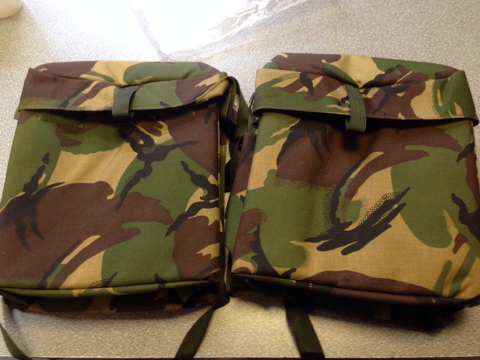 CAMOUFLAGE MOTORCYCLE PANNIERS - Silvermans
 - 1