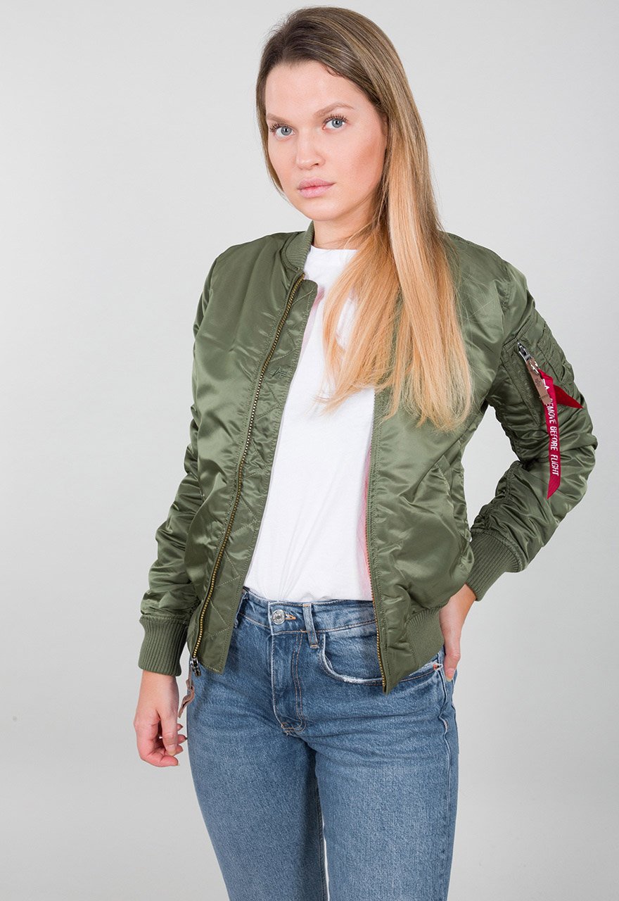 ALPHA MA1 WOMENS SLIM-FIT VF59 - GREEN