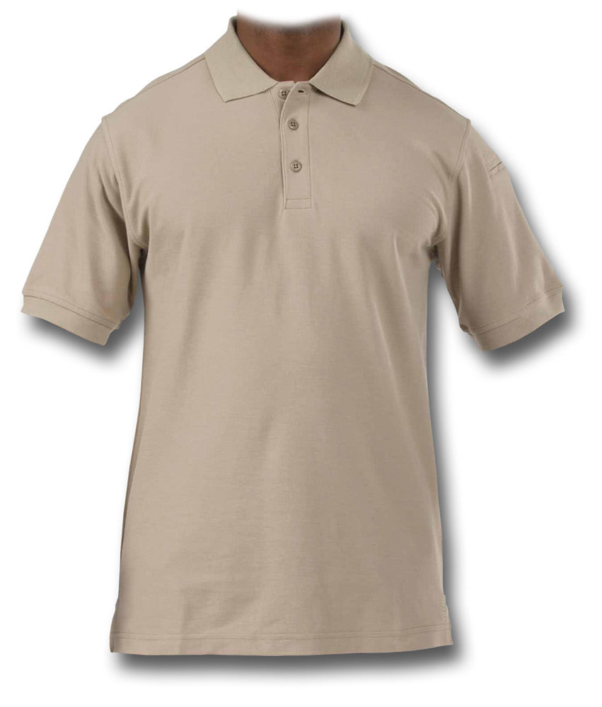 5.11 SHORT-SLEEVE UTILITY POLO - SILVER TAN