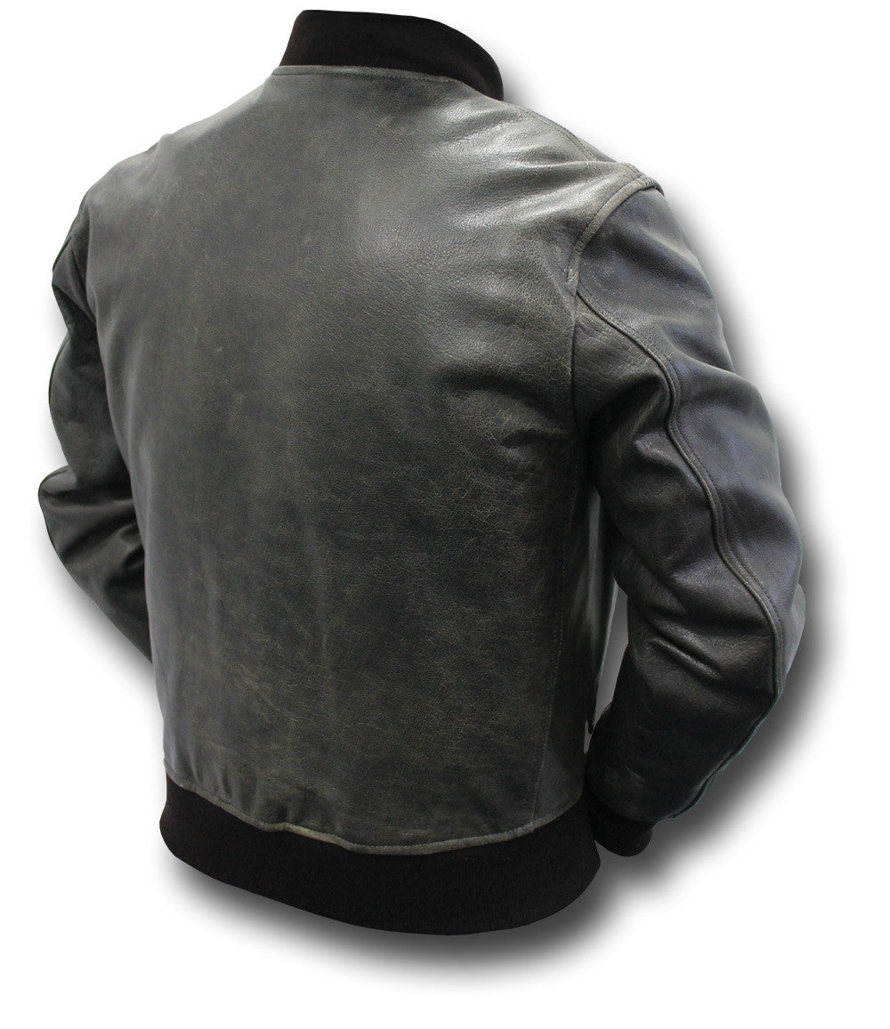 GTH MA1 VINTAGE LEATHER JACKET - Silvermans
 - 2