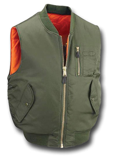 MA1 FLIGHT GILET VEST - GREEN