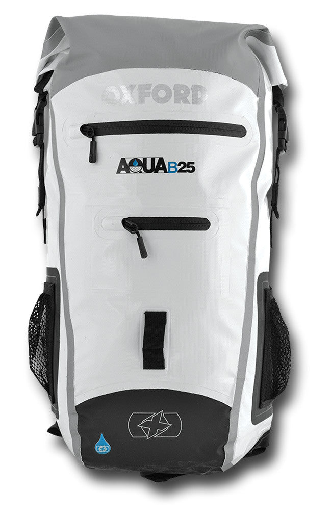 OXFORD AQUA B25 BACKPACK - WHITE & GREY