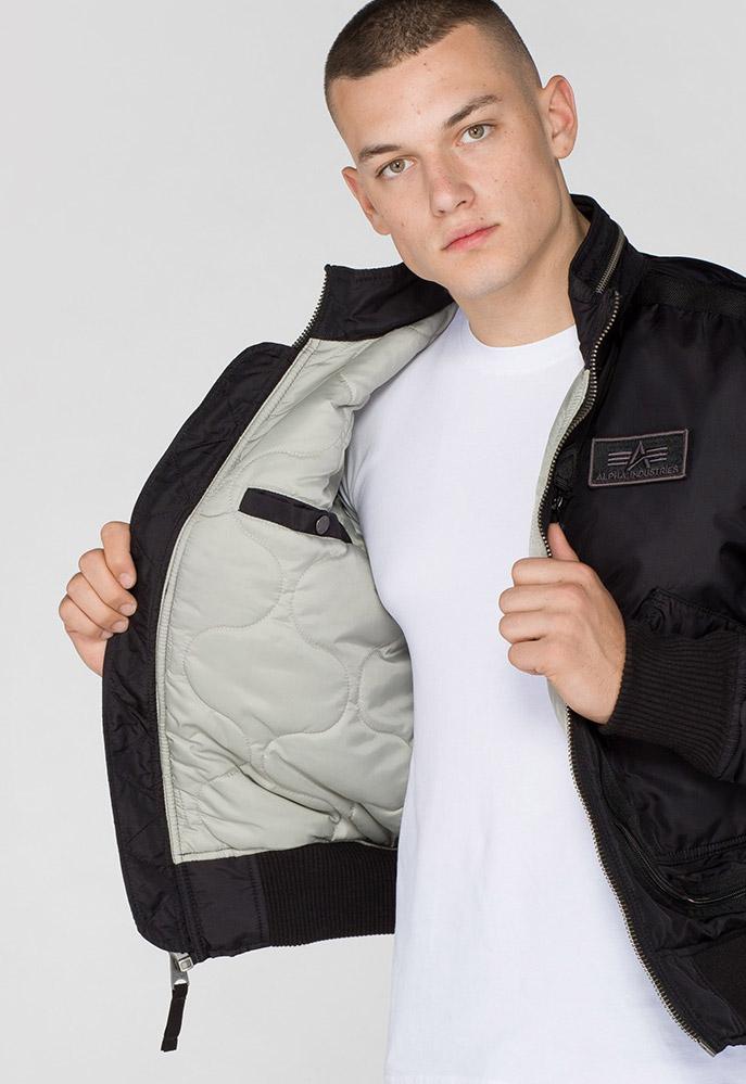 ALPHA ENGINE JACKET - BLACK
